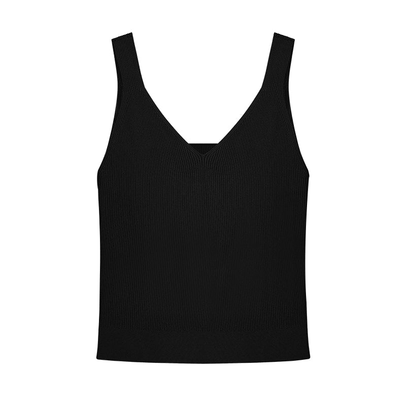 Aircon V-U-Neck 2-in-1  Longline Tank Top