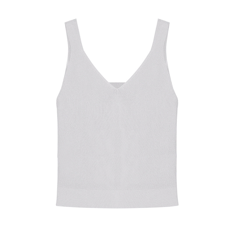 Aircon V-U-Neck 2-in-1  Longline Tank Top