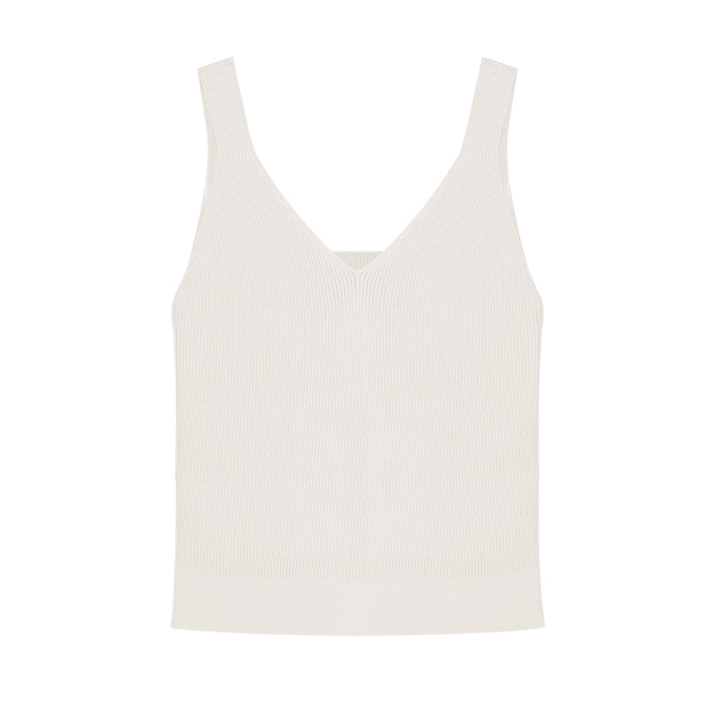Aircon V-U-Neck 2-in-1  Longline Tank Top