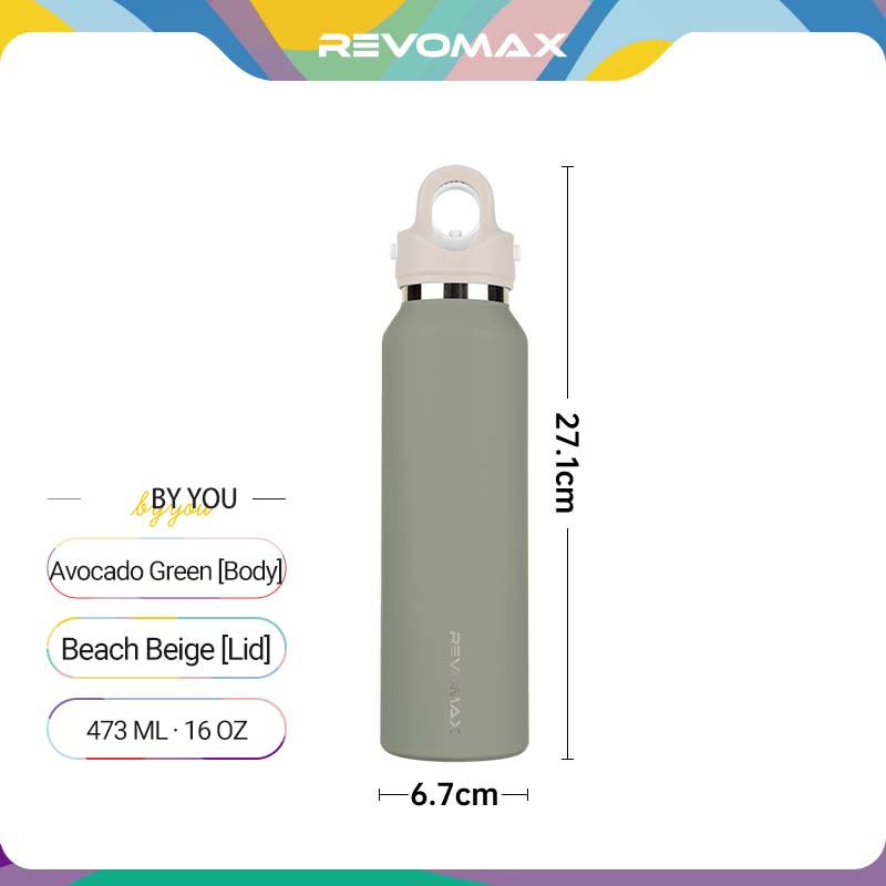 By You: Mix & Match Personalized 16oz Water Bottle (Medical Grade Steel)