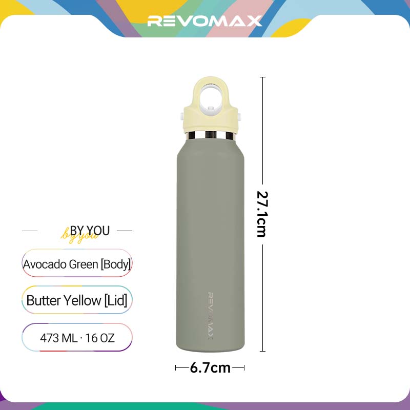 By You: Mix & Match Personalized 16oz Water Bottle (Medical Grade Steel)