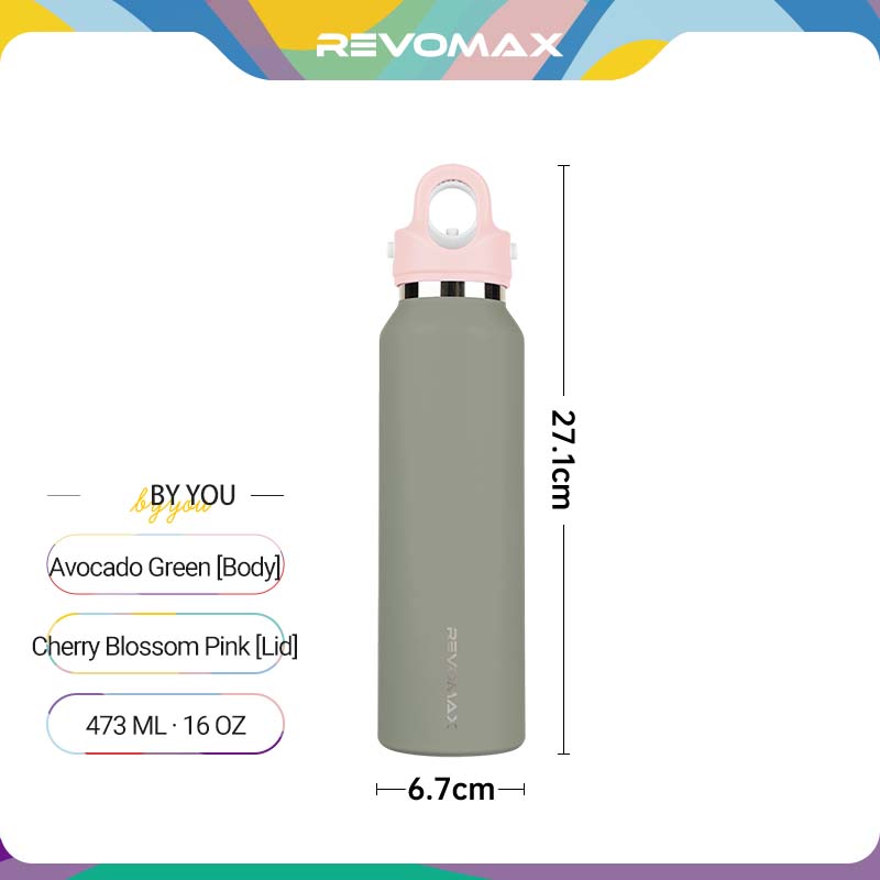 By You: Mix & Match Personalized 16oz Water Bottle (Medical Grade Steel)