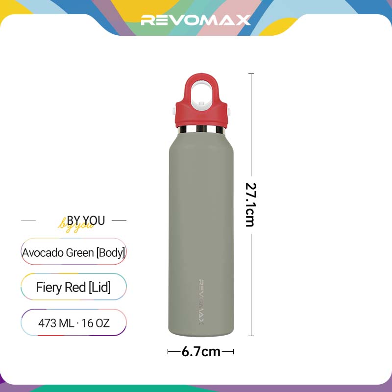 By You: Mix & Match Personalized 16oz Water Bottle (Medical Grade Steel)