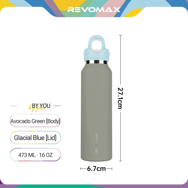 By You: Mix & Match Personalized 16oz Water Bottle (Medical Grade Steel)