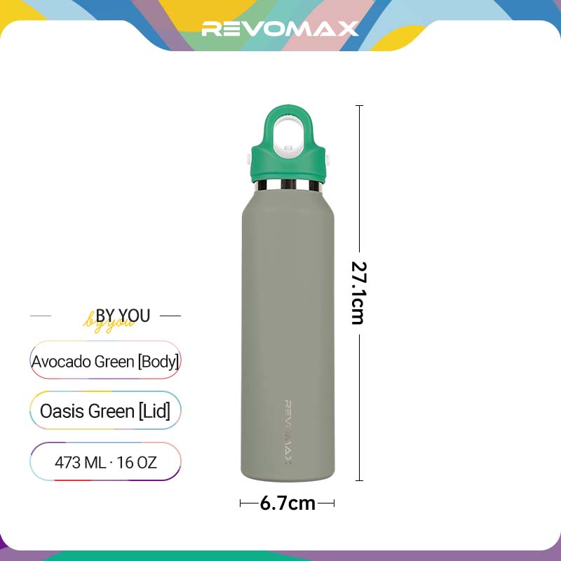 By You: Mix & Match Personalized 16oz Water Bottle (Medical Grade Steel)