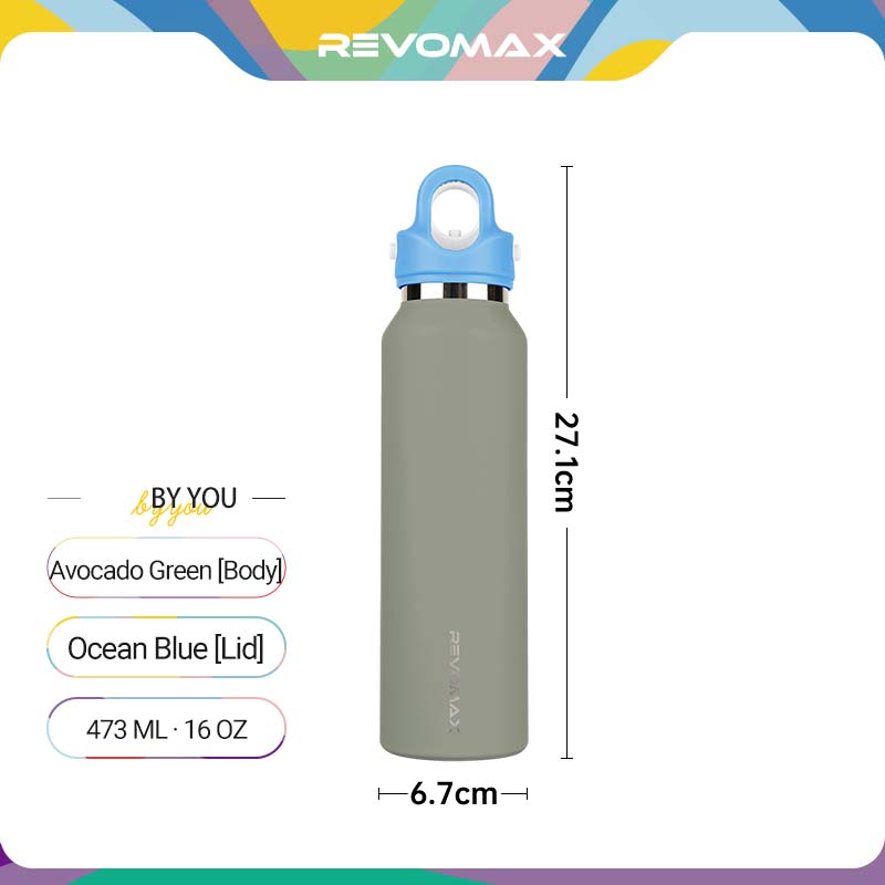 By You: Mix & Match Personalized 16oz Water Bottle (Medical Grade Steel)