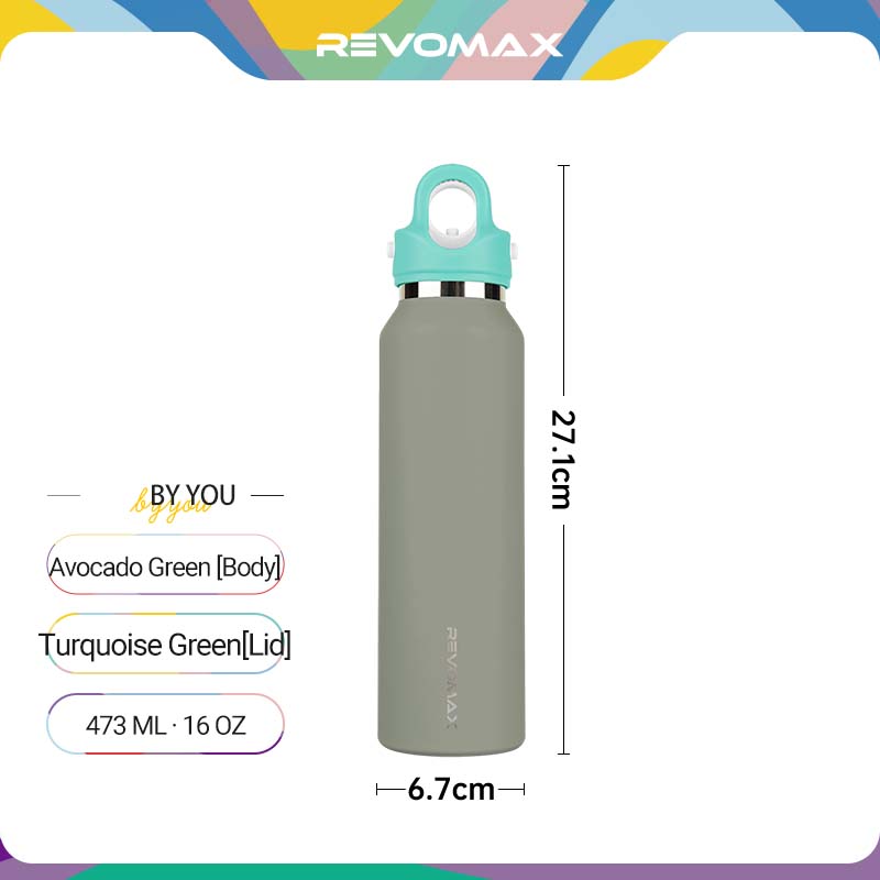 By You: Mix & Match Personalized 16oz Water Bottle (Medical Grade Steel)