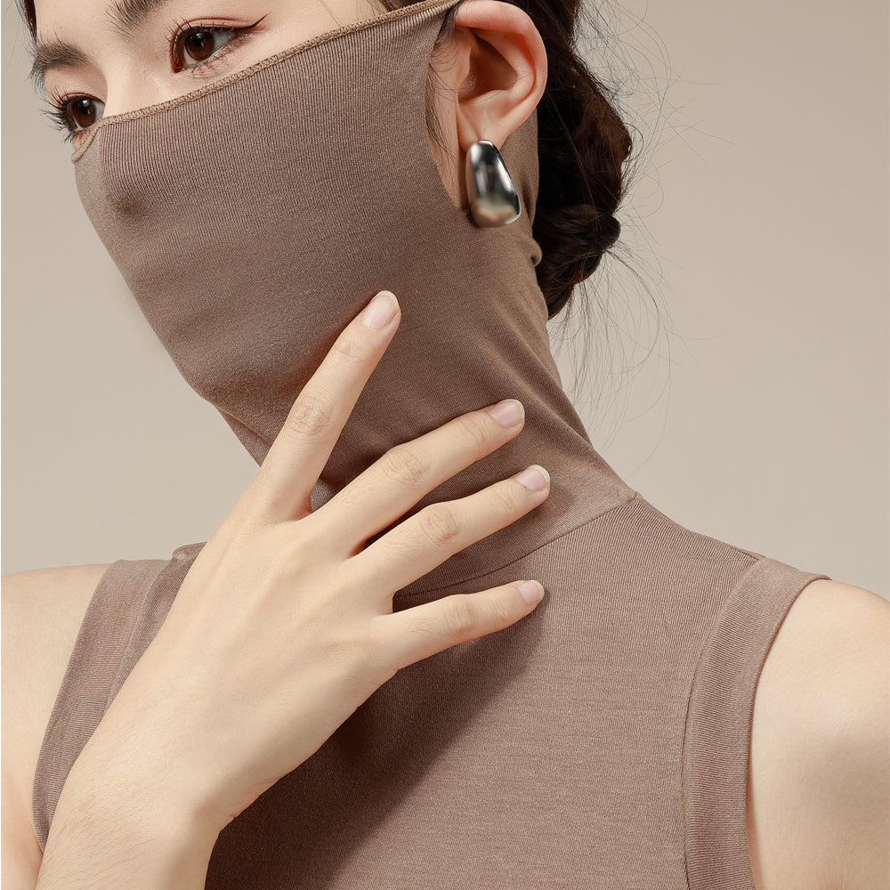 CatWarm High Neck Warm Ear-Wrap Tank