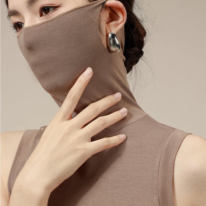 CatWarm High Neck Warm Ear-Wrap Tank