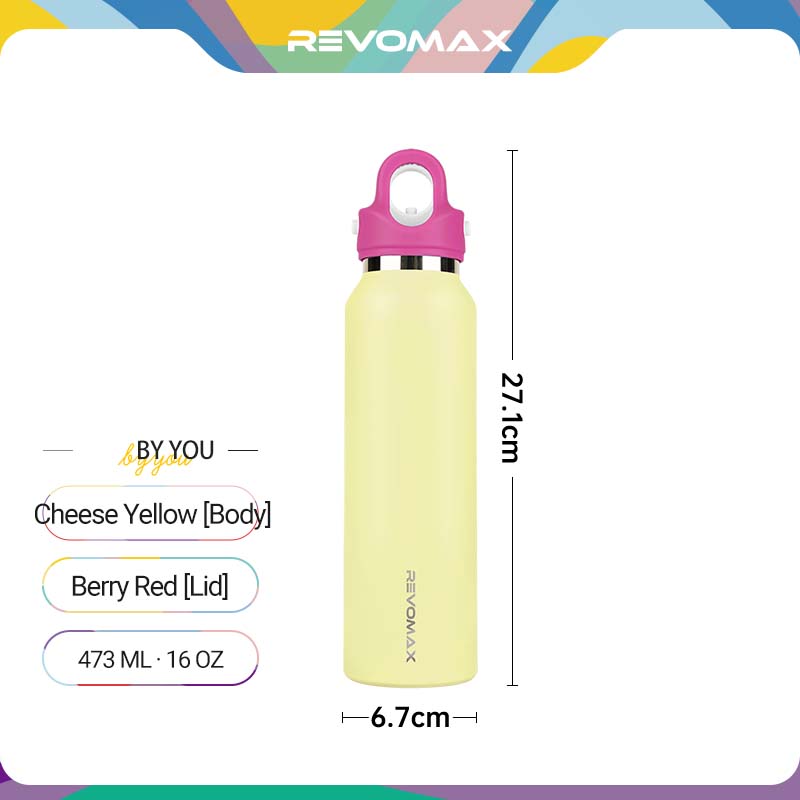 By You: Mix & Match Personalized 16oz Water Bottle (Medical Grade Steel)