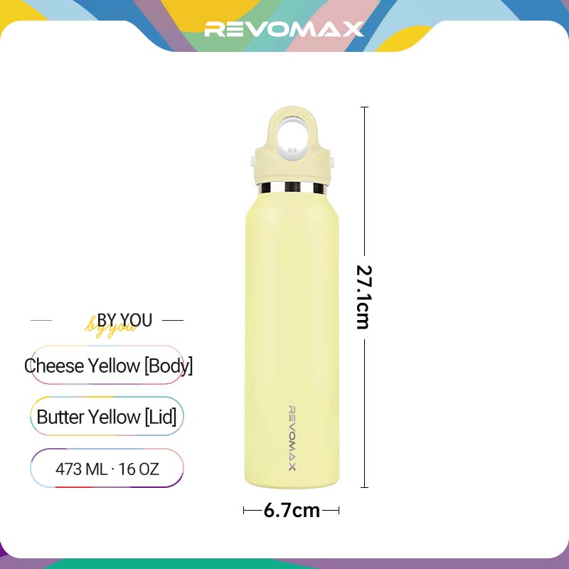 By You: Mix & Match Personalized 16oz Water Bottle (Medical Grade Steel)