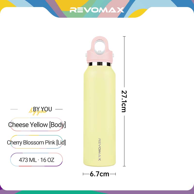 By You: Mix & Match Personalized 16oz Water Bottle (Medical Grade Steel)