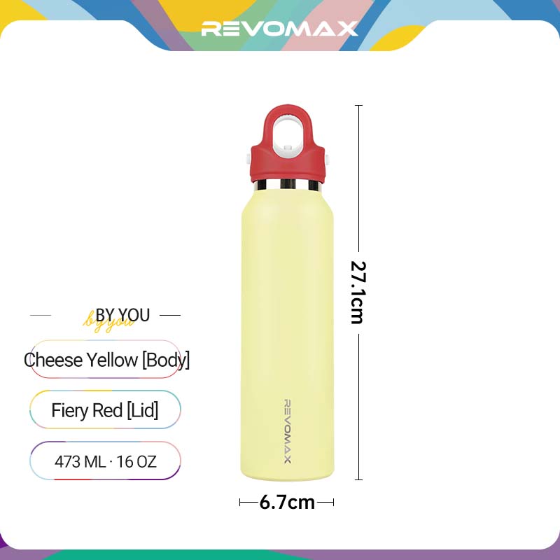 By You: Mix & Match Personalized 16oz Water Bottle (Medical Grade Steel)
