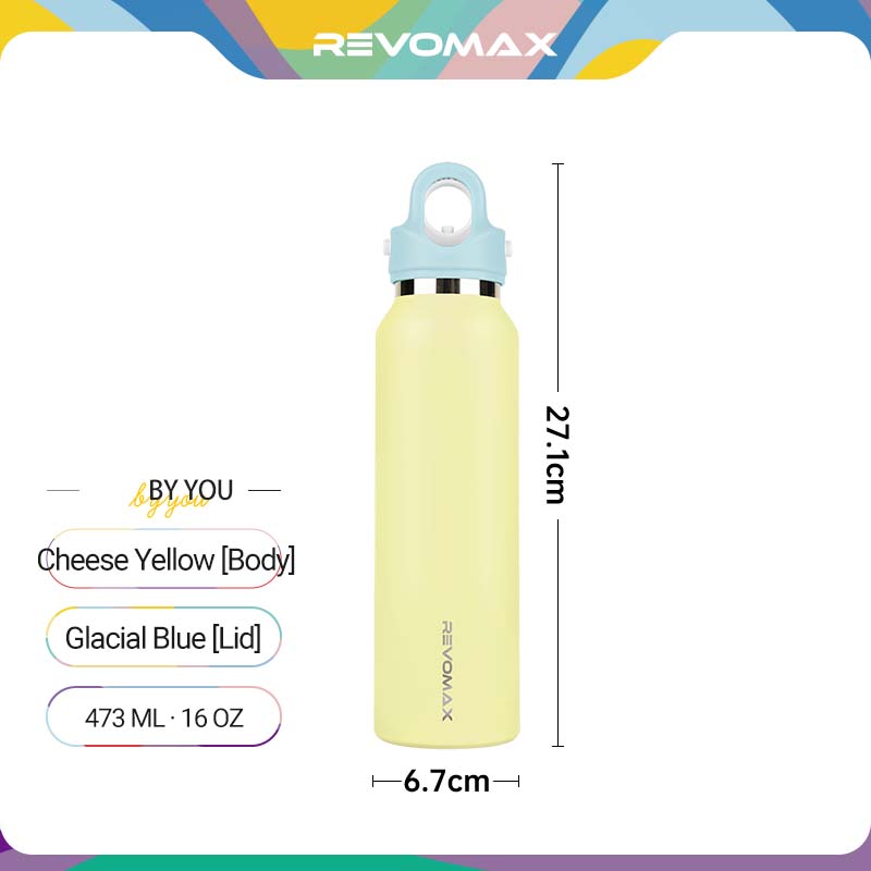 By You: Mix & Match Personalized 16oz Water Bottle (Medical Grade Steel)