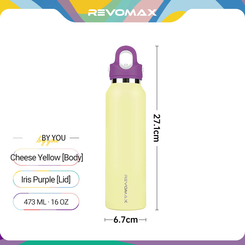 By You: Mix & Match Personalized 16oz Water Bottle (Medical Grade Steel)