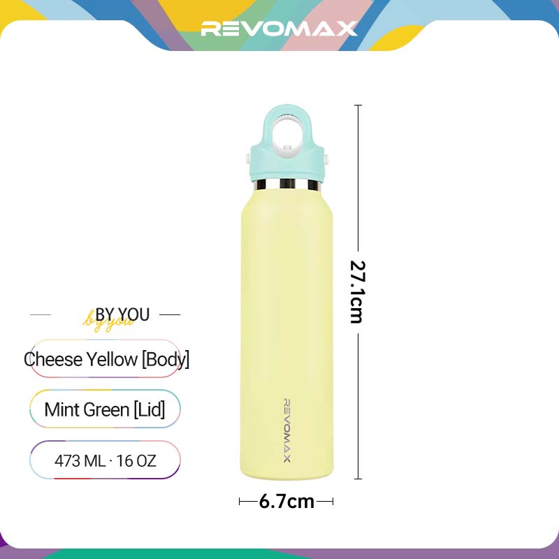 By You: Mix & Match Personalized 16oz Water Bottle (Medical Grade Steel)