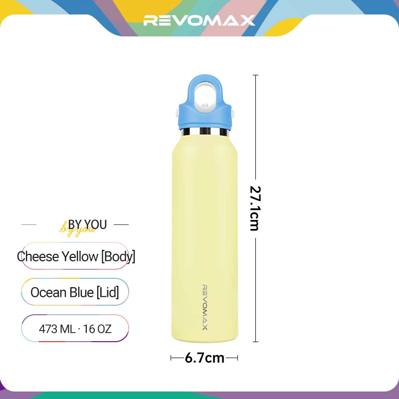 By You: Mix & Match Personalized 16oz Water Bottle (Medical Grade Steel)