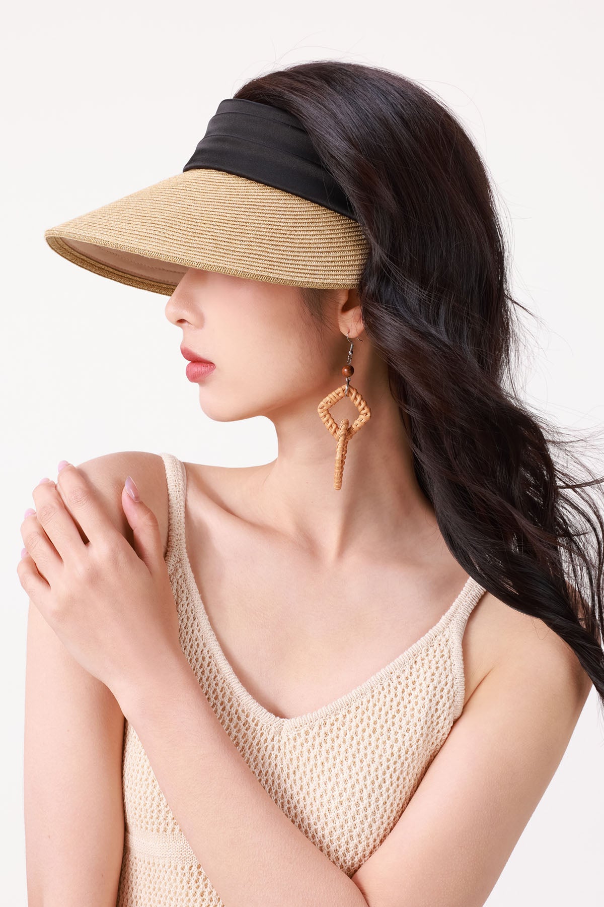 Eco-Chic Braided Straw UV Protection Sun Hat