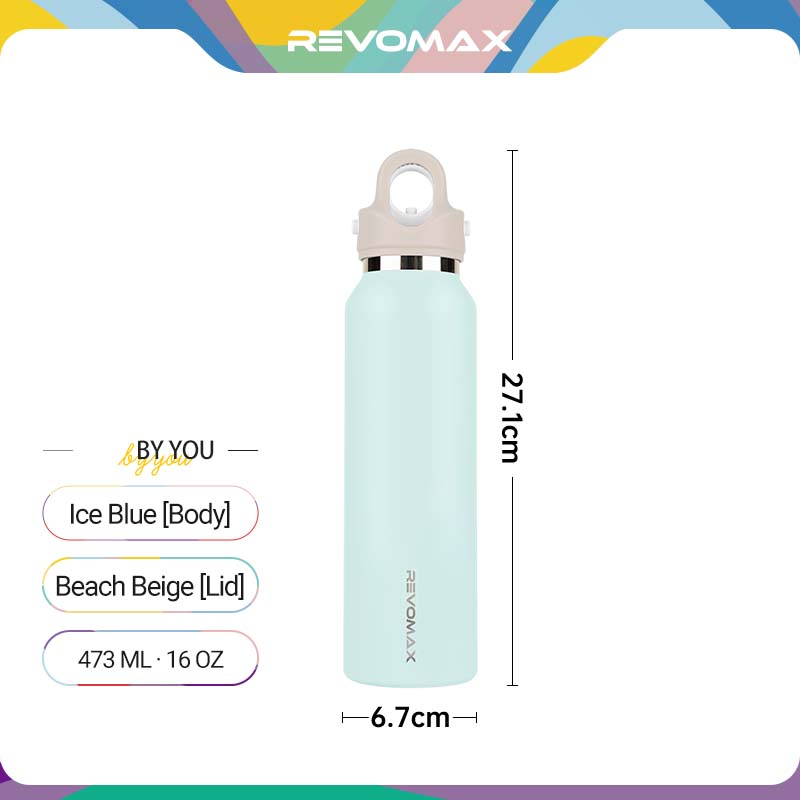 By You: Mix & Match Personalized 16oz Water Bottle (Medical Grade Steel)
