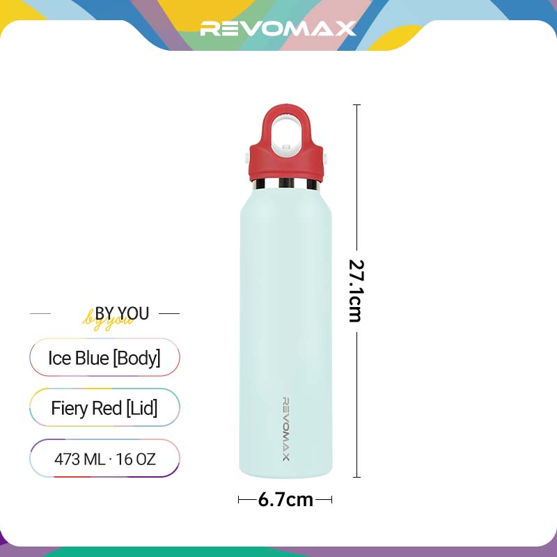 By You: Mix & Match Personalized 16oz Water Bottle (Medical Grade Steel)