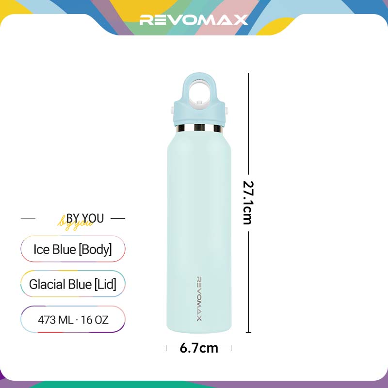 By You: Mix & Match Personalized 16oz Water Bottle (Medical Grade Steel)
