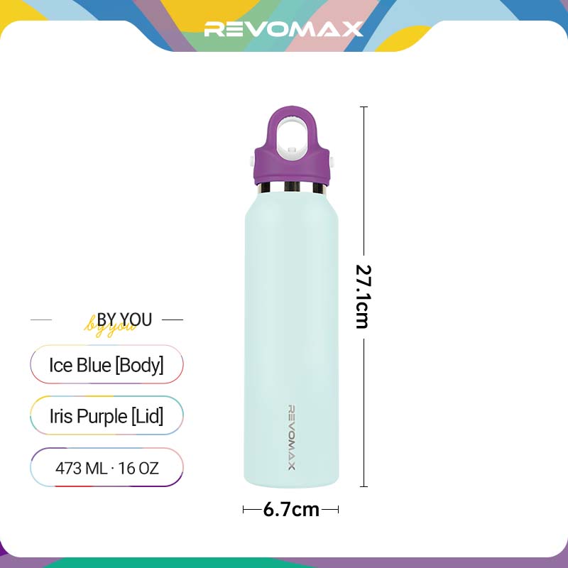By You: Mix & Match Personalized 16oz Water Bottle (Medical Grade Steel)