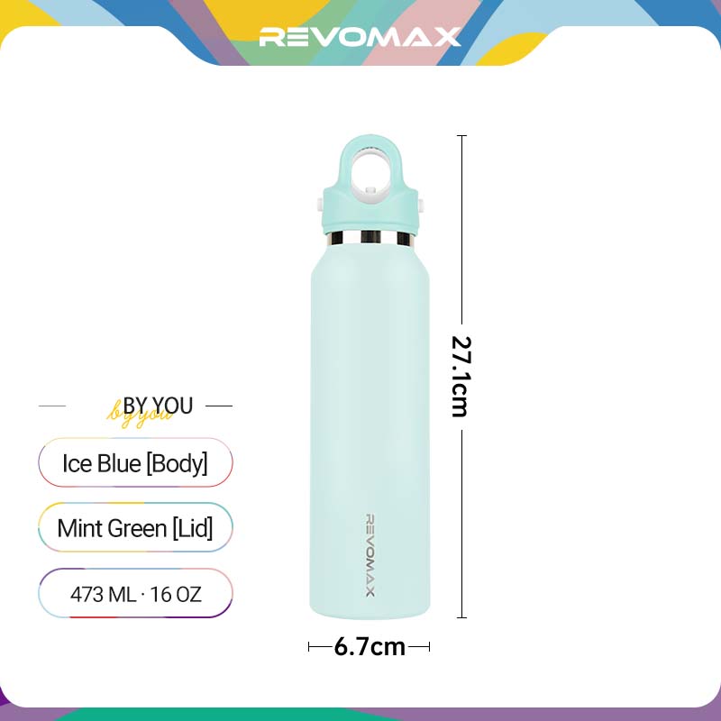 By You: Mix & Match Personalized 16oz Water Bottle (Medical Grade Steel)