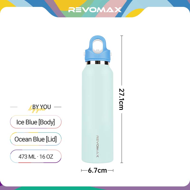 By You: Mix & Match Personalized 16oz Water Bottle (Medical Grade Steel)