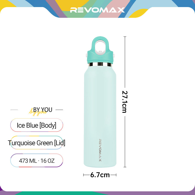 By You: Mix & Match Personalized 16oz Water Bottle (Medical Grade Steel)