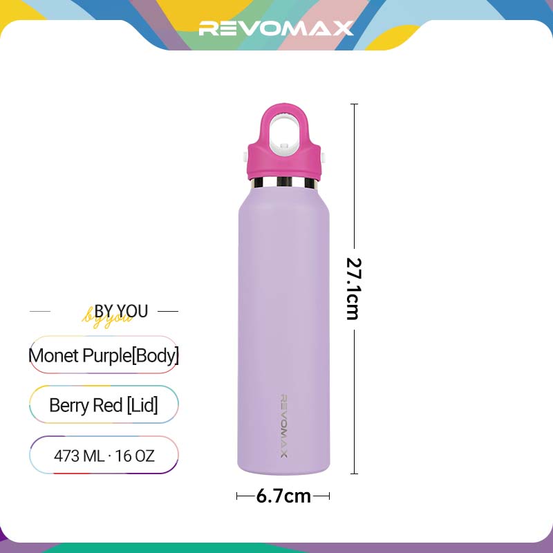 By You: Mix & Match Personalized 16oz Water Bottle (Medical Grade Steel)