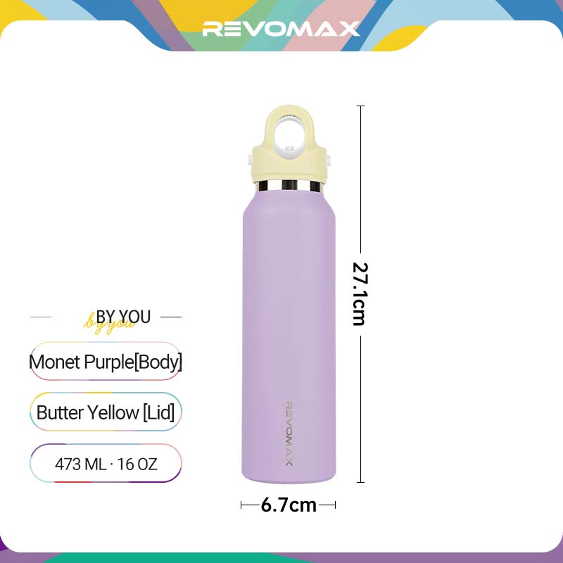 By You: Mix & Match Personalized 16oz Water Bottle (Medical Grade Steel)