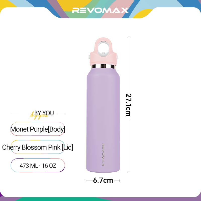By You: Mix & Match Personalized 16oz Water Bottle (Medical Grade Steel)