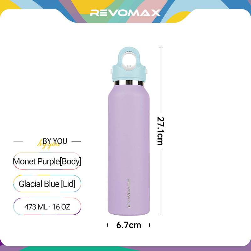 By You: Mix & Match Personalized 16oz Water Bottle (Medical Grade Steel)
