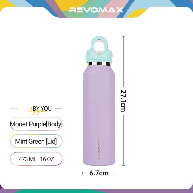 By You: Mix & Match Personalized 16oz Water Bottle (Medical Grade Steel)