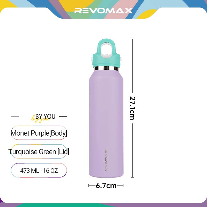 By You: Mix & Match Personalized 16oz Water Bottle (Medical Grade Steel)