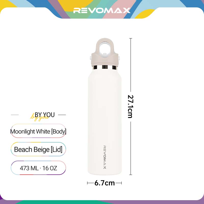 By You: Mix & Match Personalized 16oz Water Bottle (Medical Grade Steel)