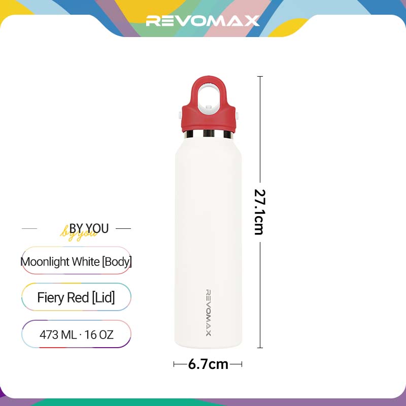 By You: Mix & Match Personalized 16oz Water Bottle (Medical Grade Steel)