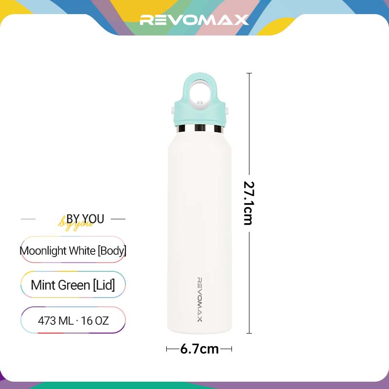 By You: Mix & Match Personalized 16oz Water Bottle (Medical Grade Steel)