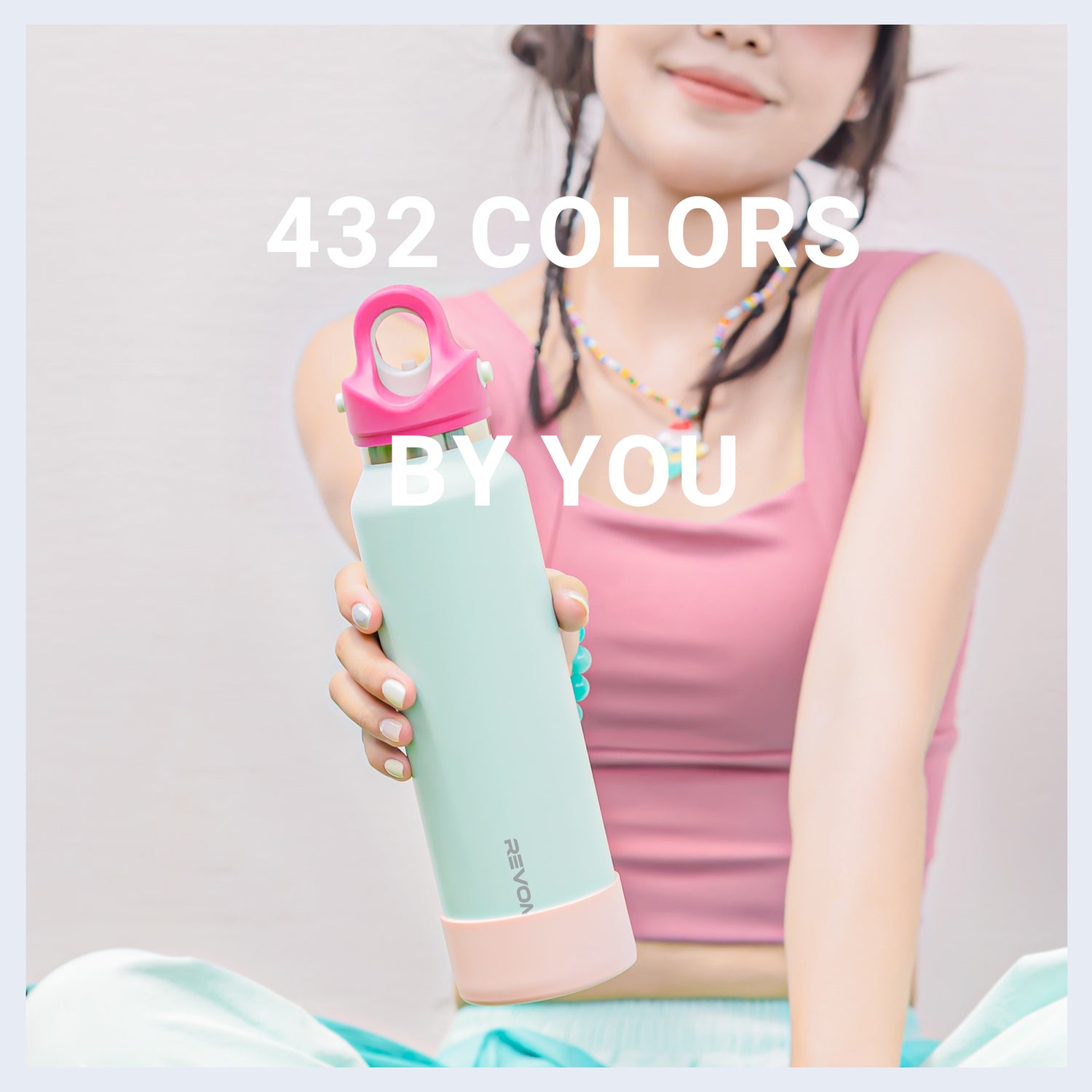 By You: Mix & Match Personalized 16oz Water Bottle (Medical Grade Steel)