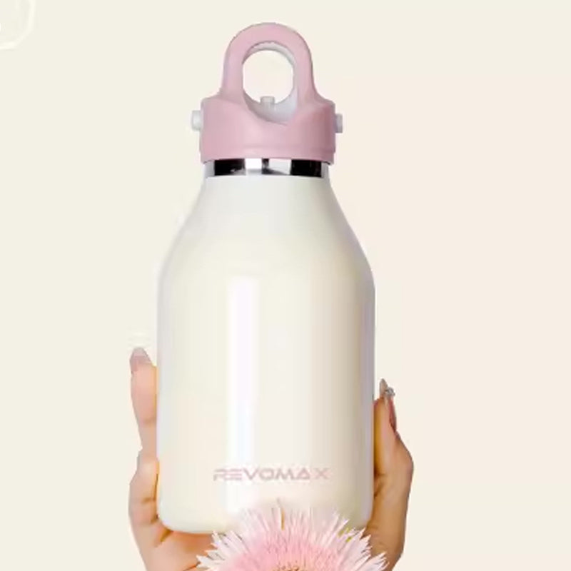 Introducing Hikesity's innovative, no-screw design, Happy City Water Bottle! 316L stainless steel lining, exceptional durability, corrosion resistance, and heat retention.