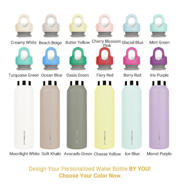 By You: Mix & Match Personalized 16oz Water Bottle (Medical Grade Steel)