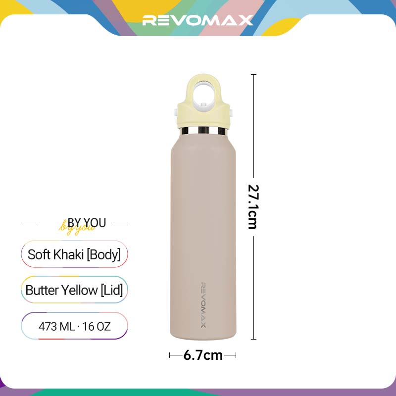 By You: Mix & Match Personalized 16oz Water Bottle (Medical Grade Steel)