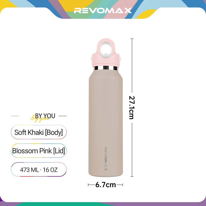 By You: Mix & Match Personalized 16oz Water Bottle (Medical Grade Steel)