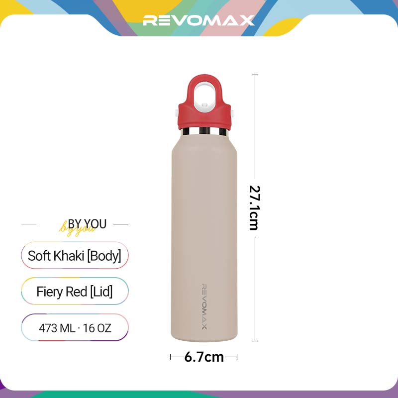 By You: Mix & Match Personalized 16oz Water Bottle (Medical Grade Steel)