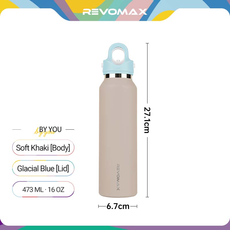 By You: Mix & Match Personalized 16oz Water Bottle (Medical Grade Steel)