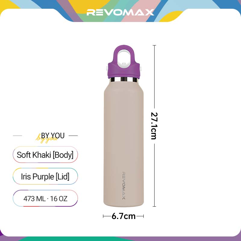 By You: Mix & Match Personalized 16oz Water Bottle (Medical Grade Steel)