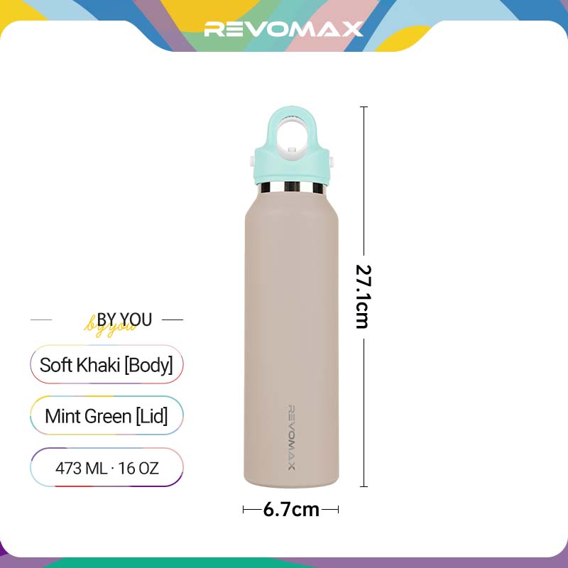 By You: Mix & Match Personalized 16oz Water Bottle (Medical Grade Steel)