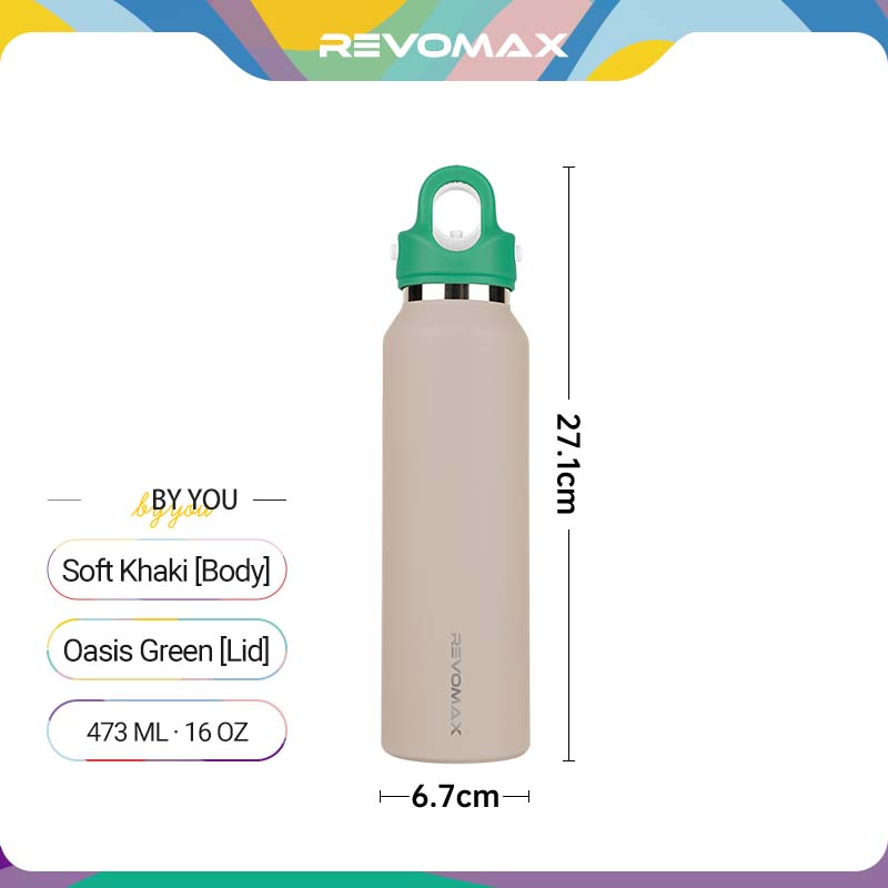 By You: Mix & Match Personalized 16oz Water Bottle (Medical Grade Steel)
