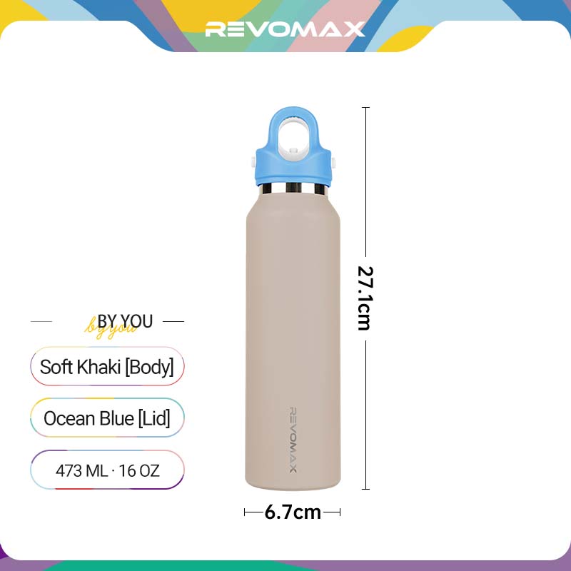 By You: Mix & Match Personalized 16oz Water Bottle (Medical Grade Steel)