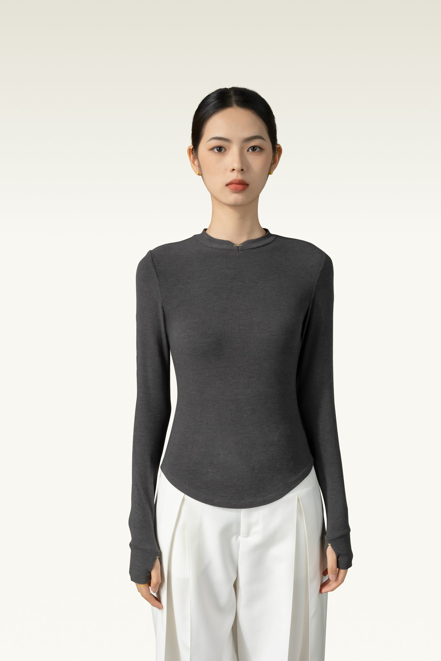 CatWarm Traditional Long Sleeve Hush Fiber Top